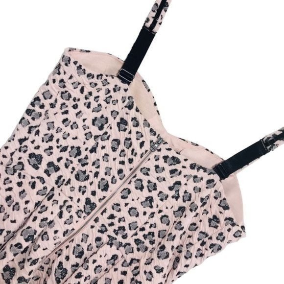 GUESS Leopard Print Sweetheart Bustier Peplum Top Size Small - Picture 5 of 9